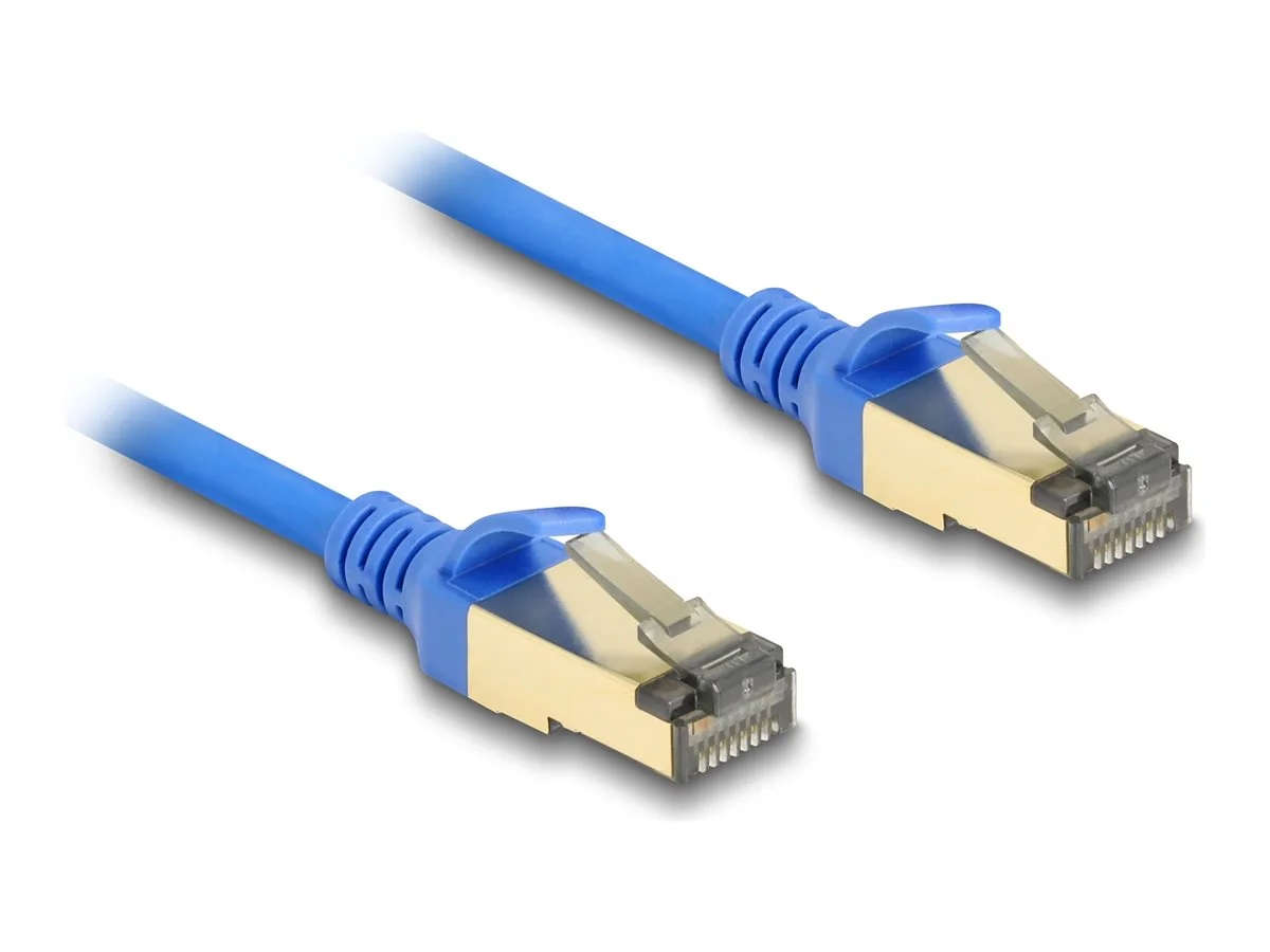DELOCK RJ45 Netzwerkk Cat.8.1 0,5m blau