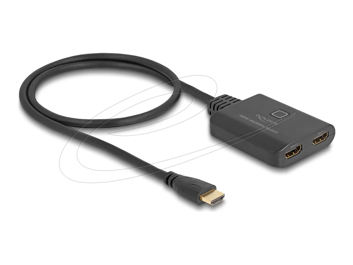 DELOCK HDMI Switch 2x HDMI in zu 1x HDMI
