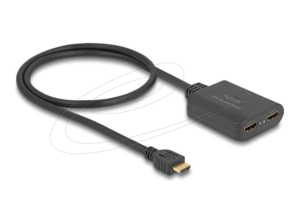 DELOCK HDMI Splitter 1xHDMI in zu 2xHDMI