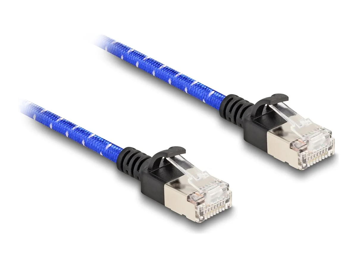 DELOCK RJ45 Netzwerkkabel Cat.6A 5m blau