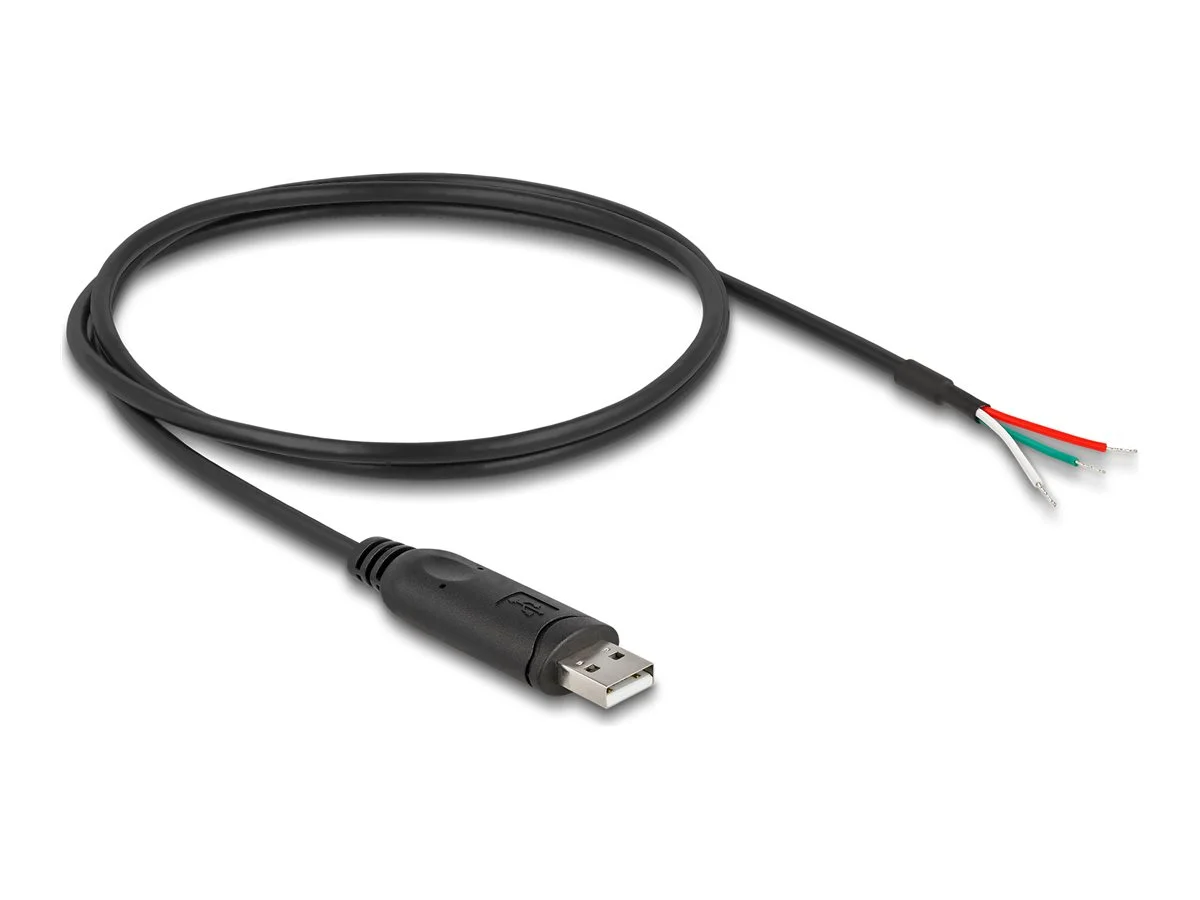 DELOCK Adapterk USB 2.0 Typ-A zu seriell