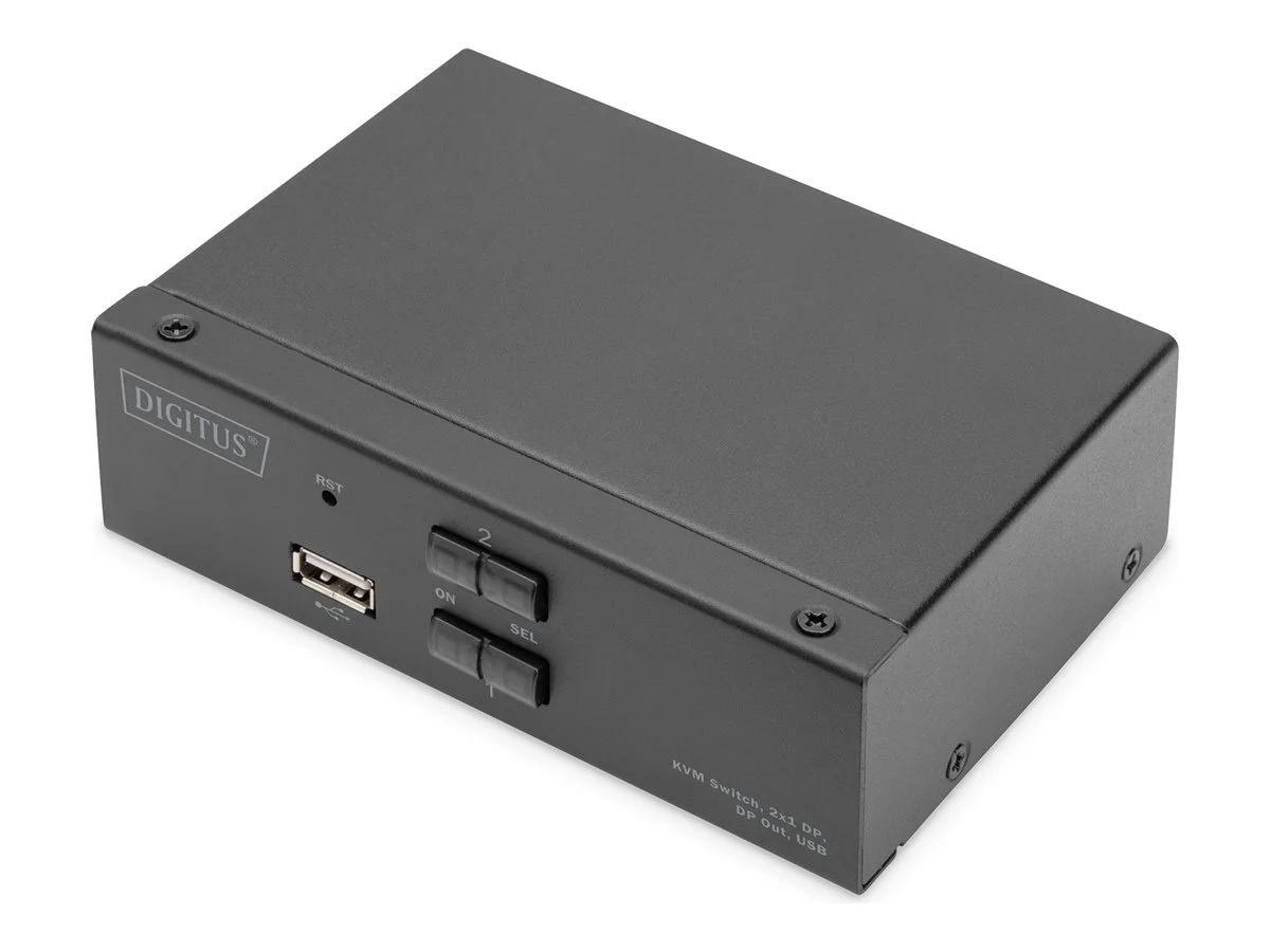 DIGITUS KVM Switch 2x1 DP DP Out USB