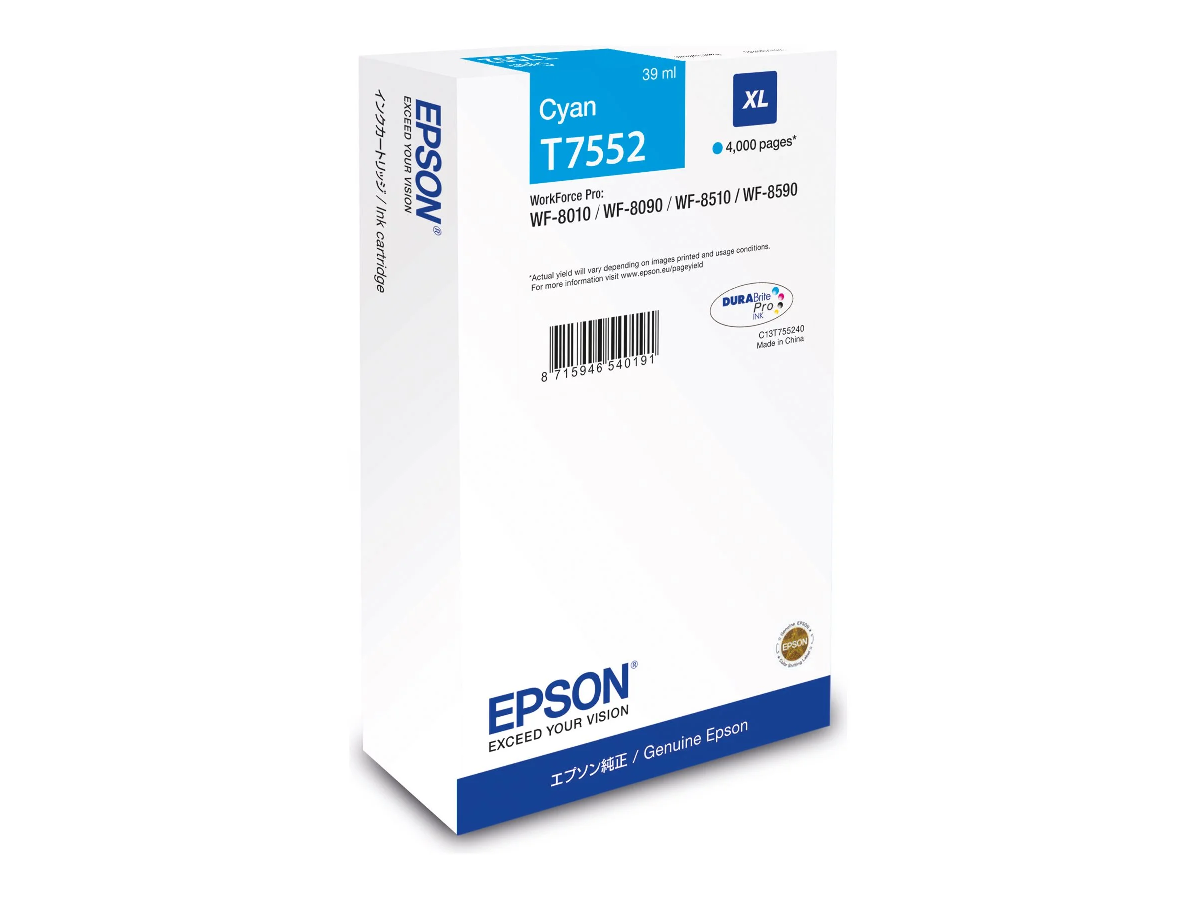 EPSON 4LB WF-8xxx Series Ink Cartridge