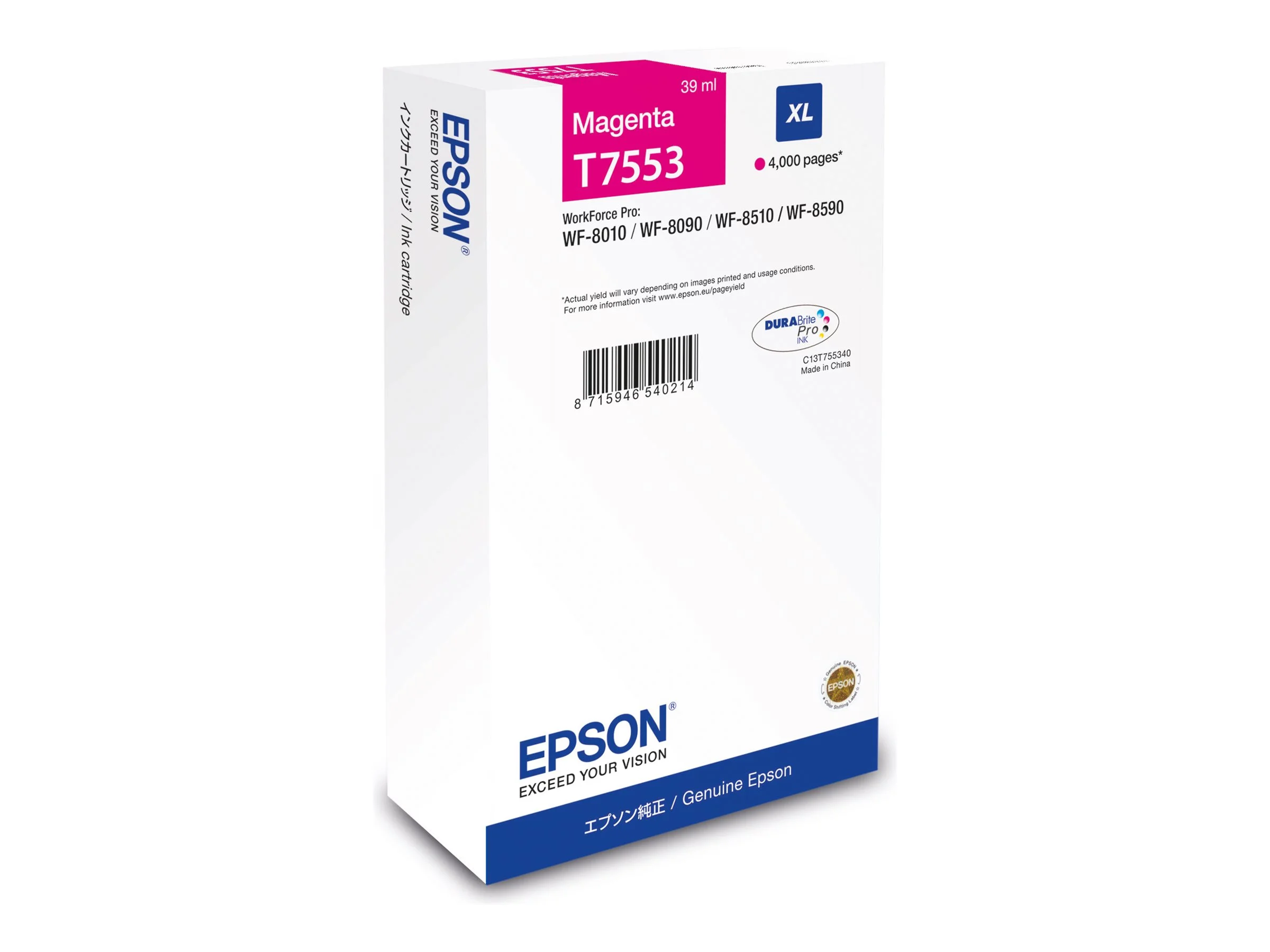 EPSON 4LB WF-8xxx Series Ink Cartridge