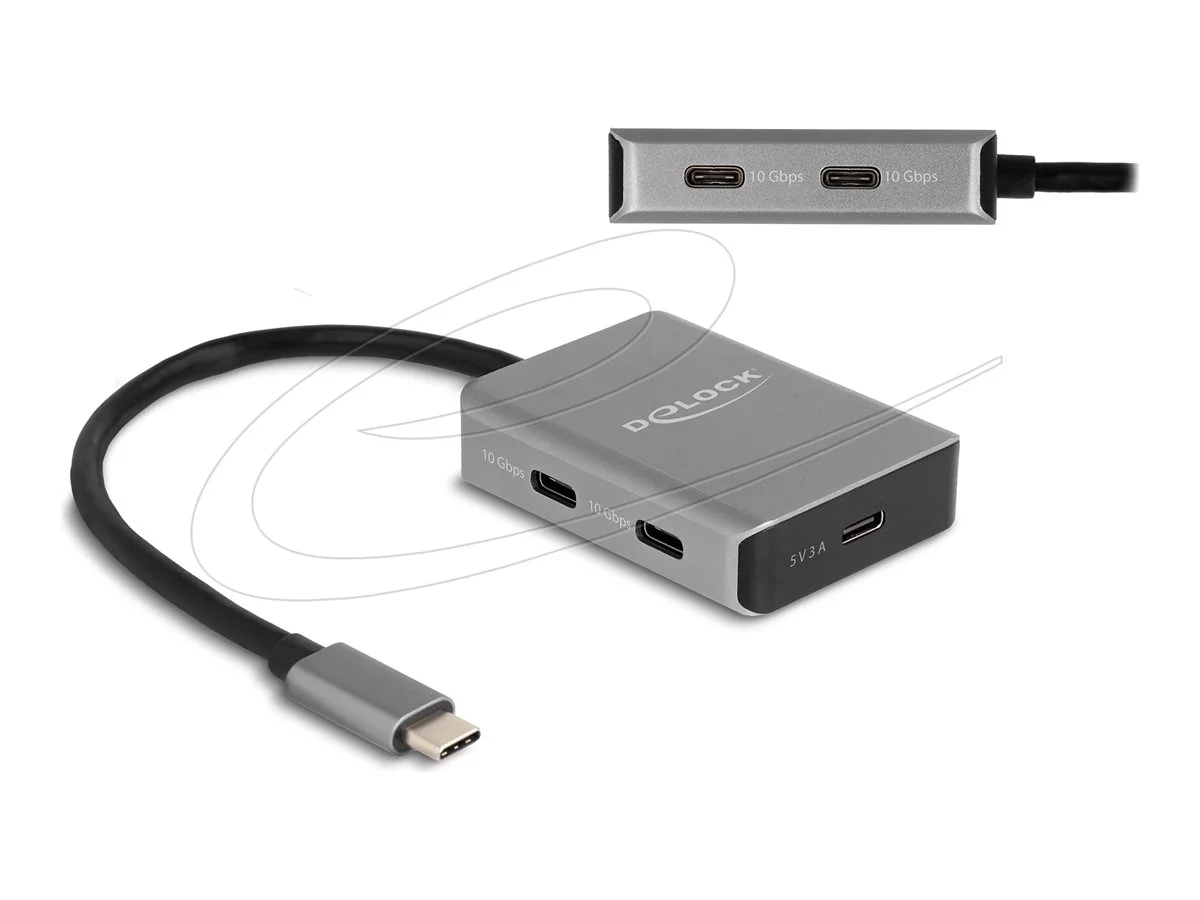 DELOCK USB 10 Gbps 4 Port USB Type-C Hub