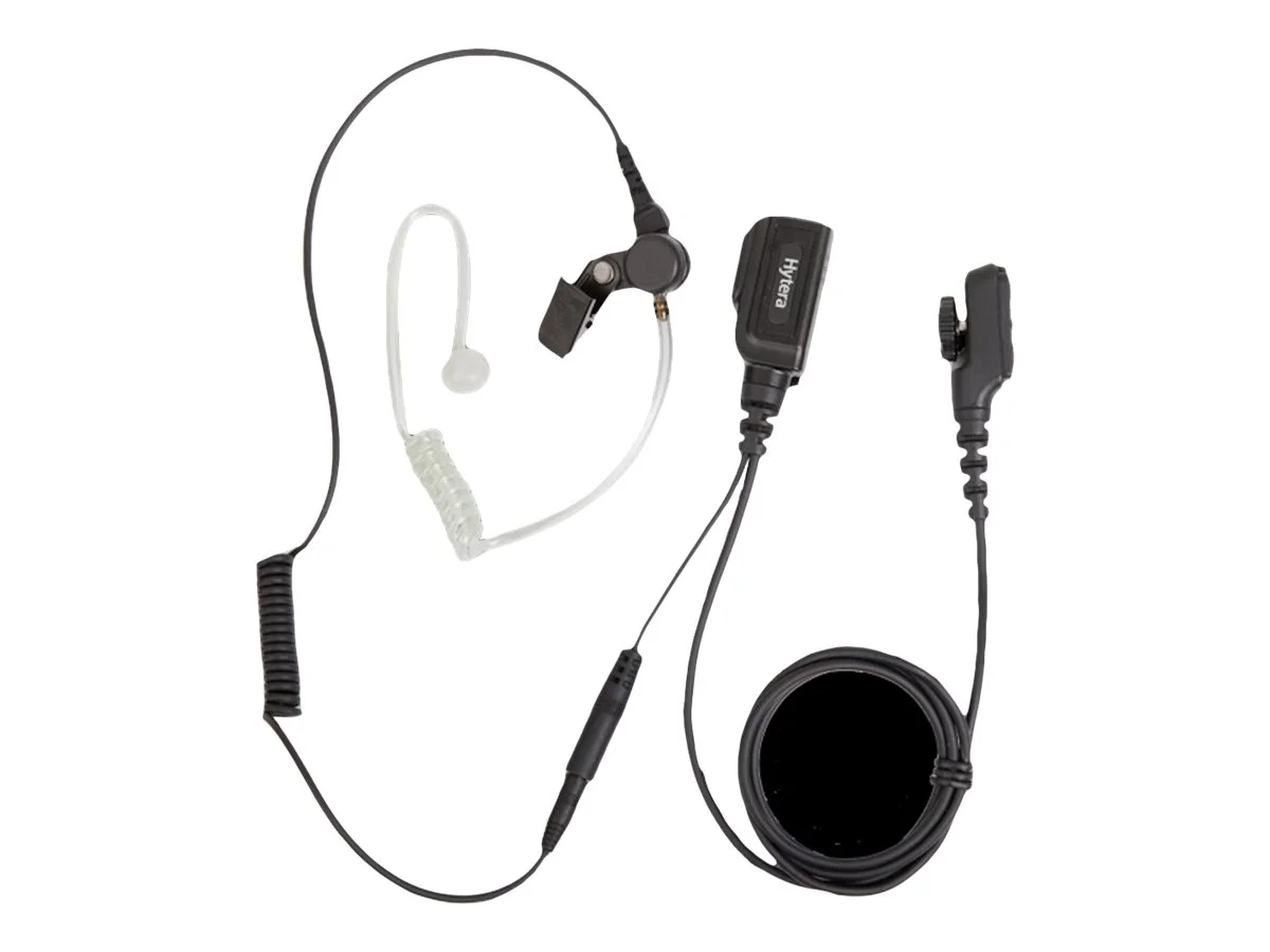 HYTERA Schwarze Sprechgarnitur