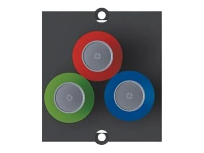 BACHMANN Rahmen BNC Buchse / Buchse rot