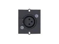 BACHMANN Rahmen XLR 3-polig Buchse Schr