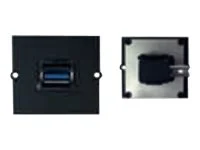 BACHMANN Rahmen 1xUSB 3.0 90 Abgang