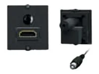 BACHMANN Rahmen 1xHDMI 90 +1xMiniklinke