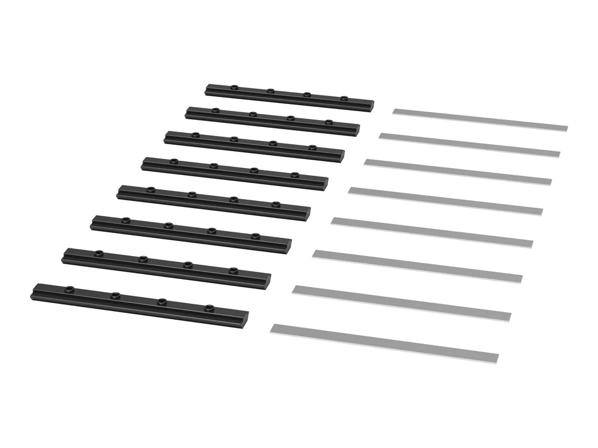 APC Straight Connector x8 Black