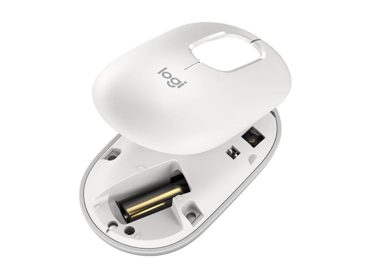 LOGI POP Mouse with emoji - OFF-WHITE