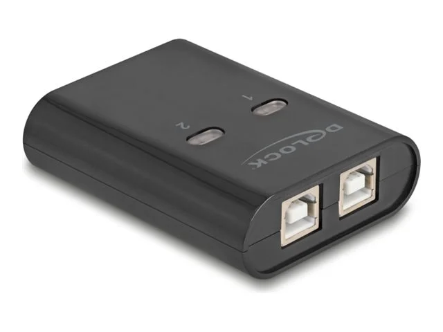 DELOCK USB 2.0 Switch fur 2 PC an 1 Gerä