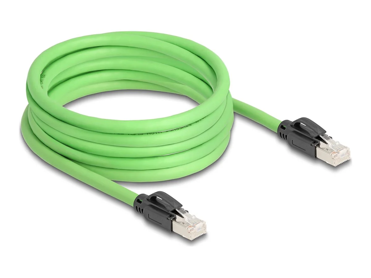 DELOCK RJ45 Netzwerkkabel Cat.6A 5m grun