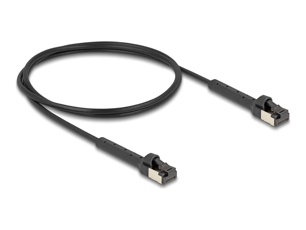 DELOCK RJ45 Slim Netzwerkkabel Cat.6A 1m