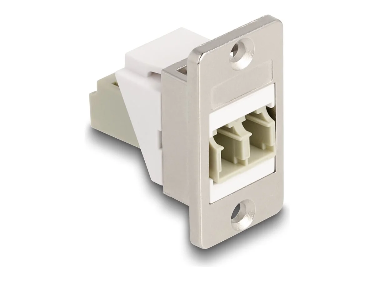 DELOCK Panel Mount Keystone Modul LWL LC