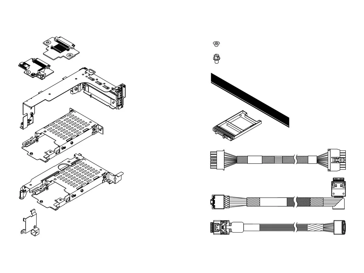 LENOVO ISG RAID B540p-2HS SATA/NVMe kit