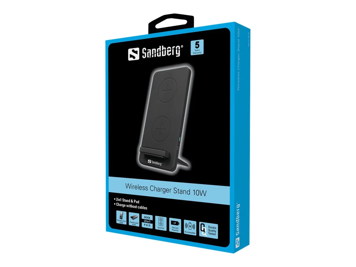 SANDBERG Wireless Charger Stand 10W