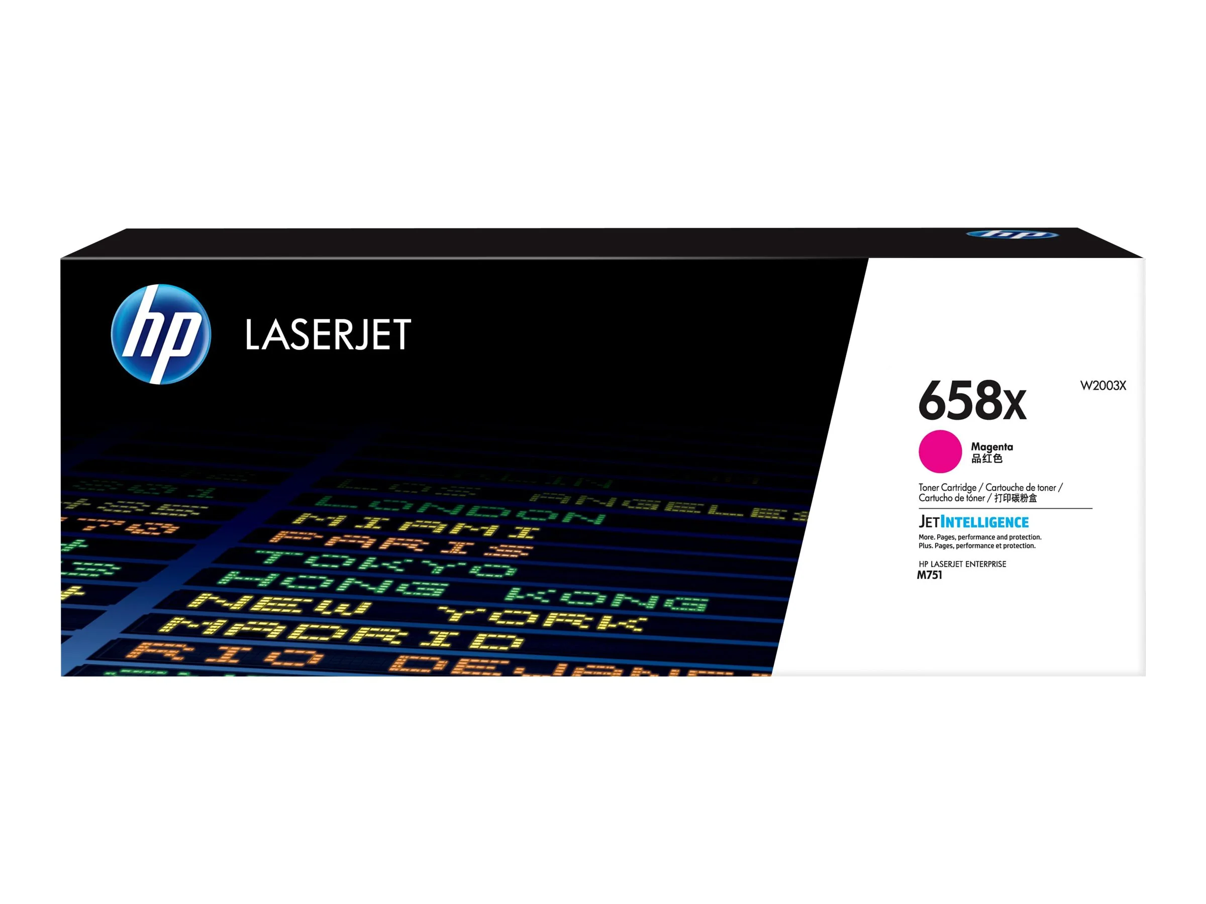 HP 658X Magenta LaserJet Toner Cartridge