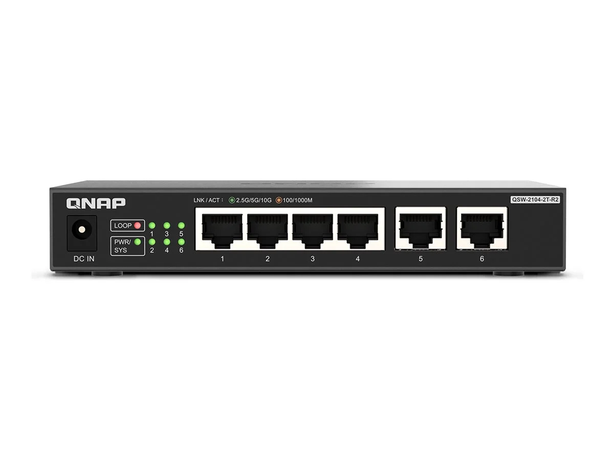 QNAP QSW-2104-2T-R2 unmanaged switch