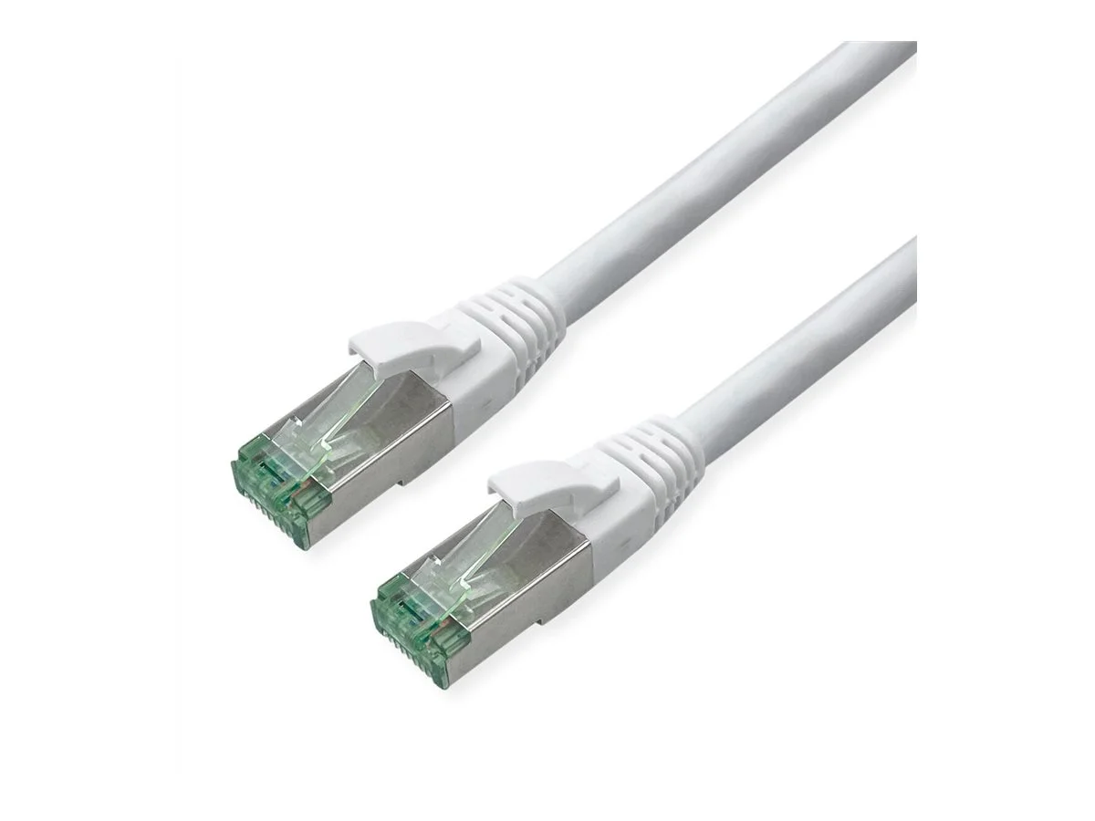 ROLINE RM Patchkabel Kat.6A weiss 7m