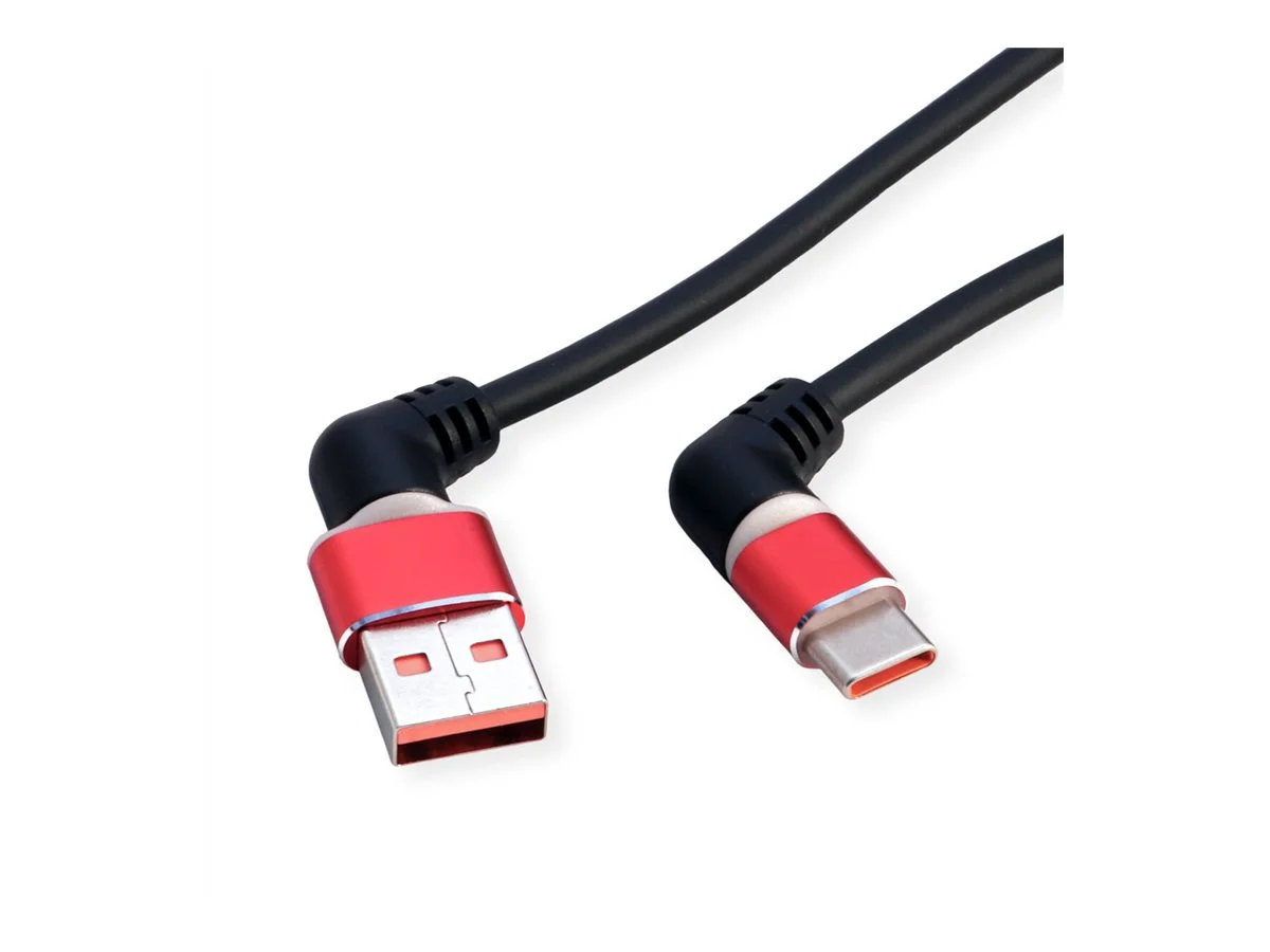 ROLINE USB 2.0 Kabel Typ-C - Typ-A 1m
