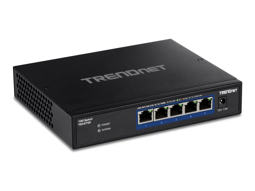 TRENDNET TEG-S750 5-Port 10G Switch