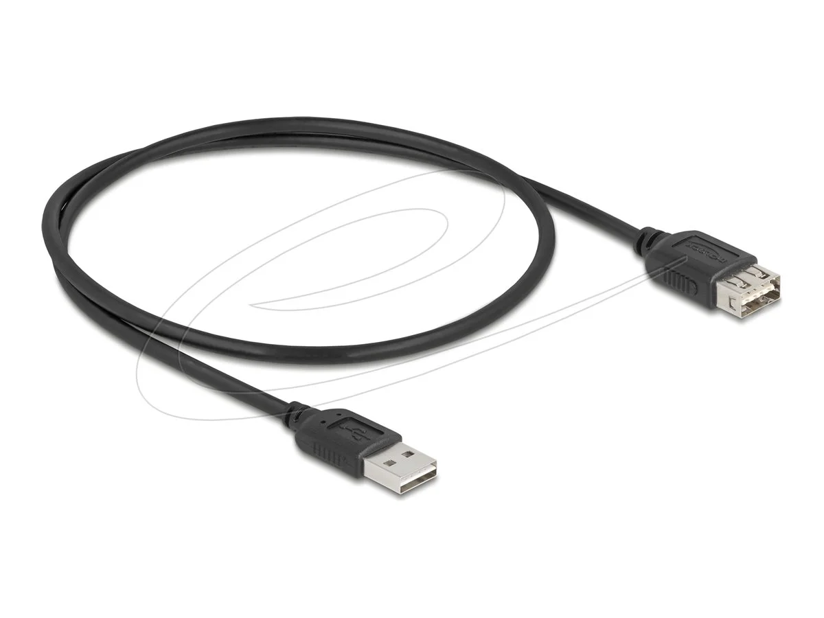 DELOCK USB 2.0 Verl. Kabel Typ-A 0,5m