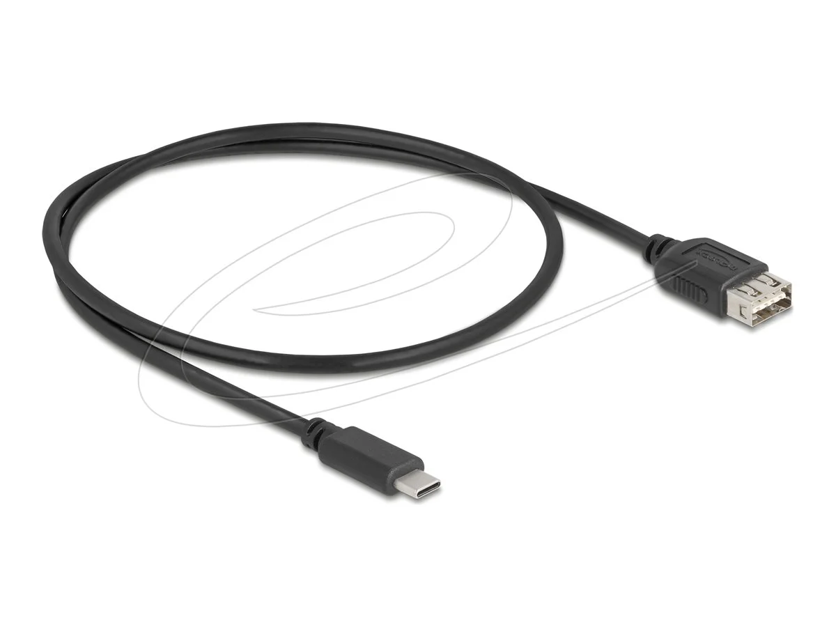 DELOCK USB2.0 Kabel Type-C zu Typ-A 0,5m