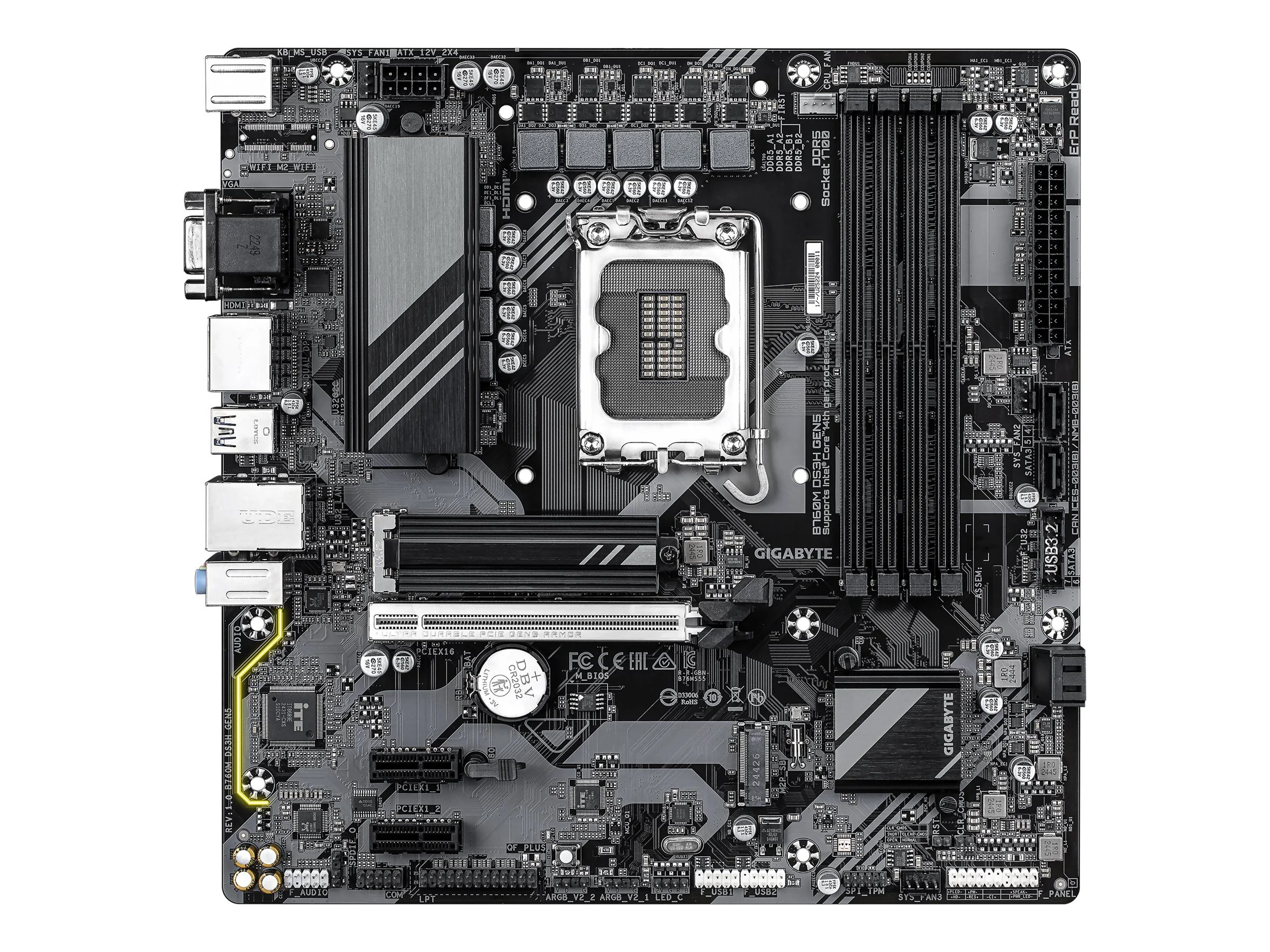GIGABYTE B760M DS3H GEN5 LGA1700