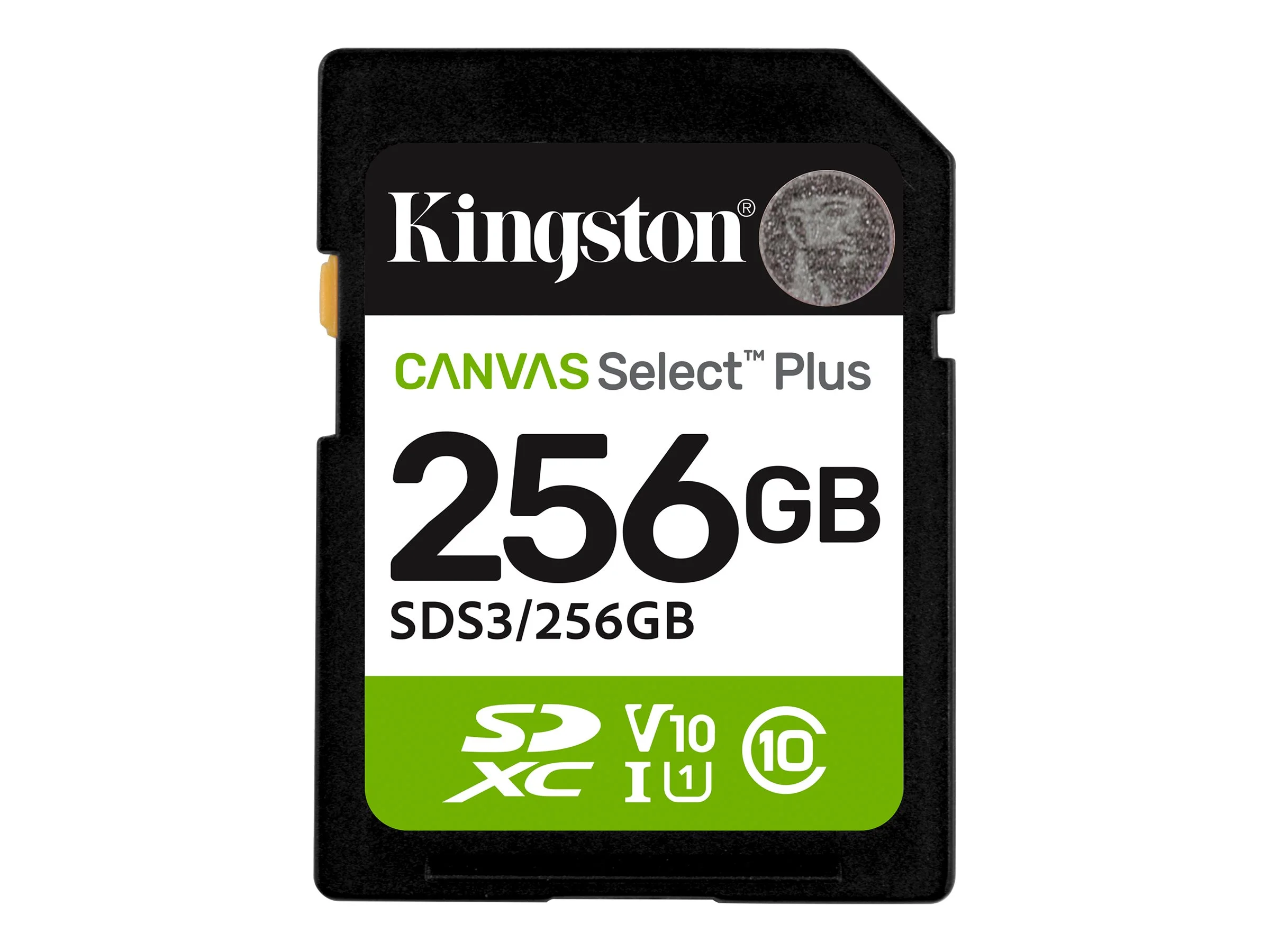 KINGSTON 256GB SDXC Canvas Select Plus