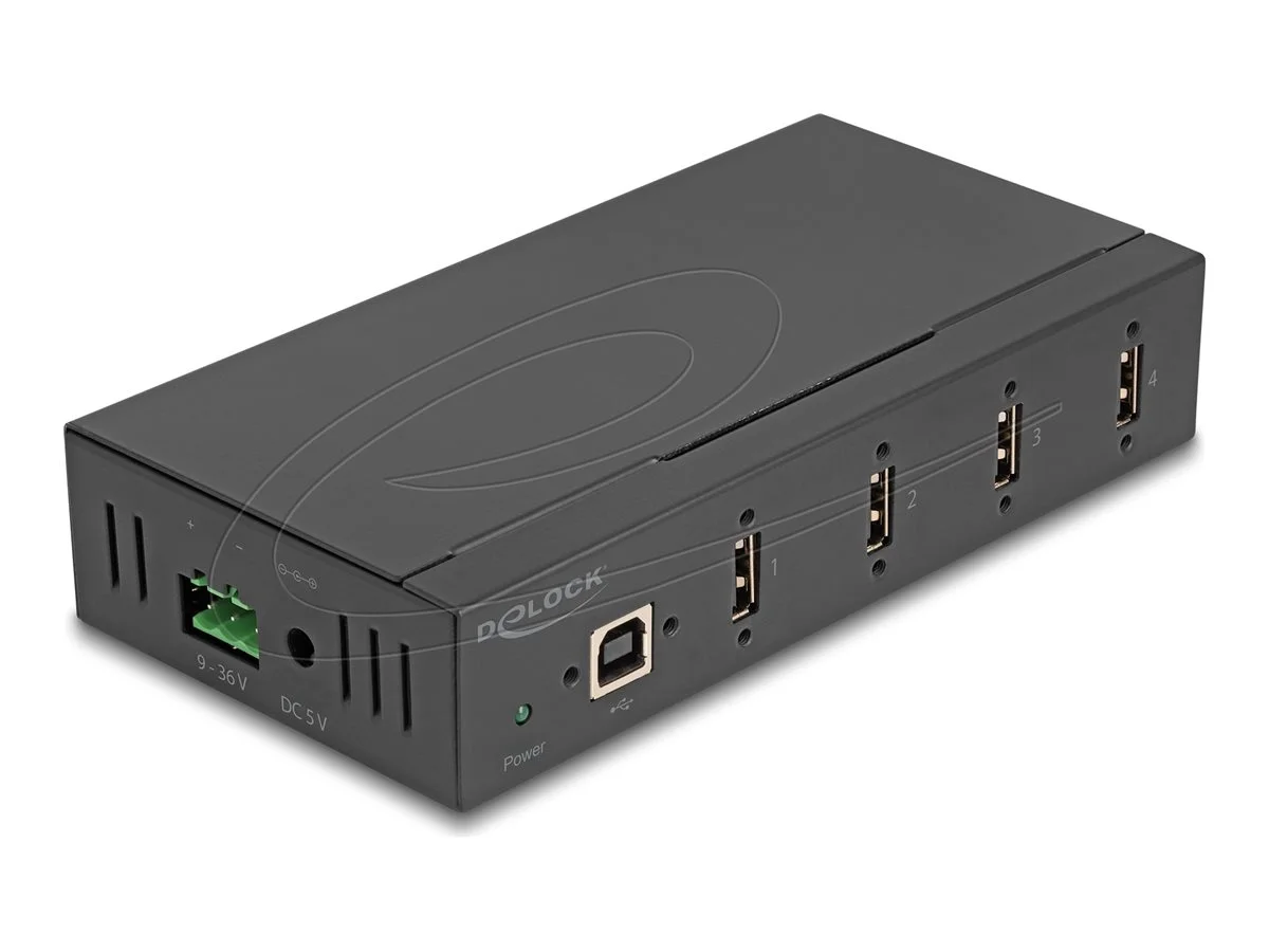 DELOCK Industrie Hub 4 x USB 2.0 Typ-A m
