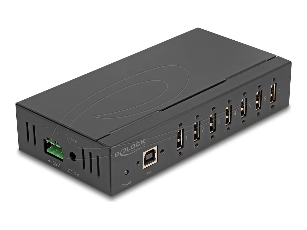 DELOCK Industrie Hub 7 x USB 2.0 Typ-A m