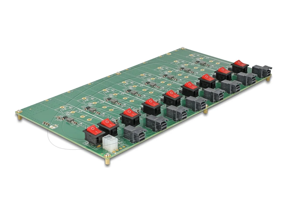 DELOCK M.2 Testboard fur 8 x M.2 NVMe Ke