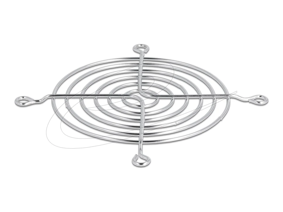 DELOCK Luftergitter 92 x 92mm silber