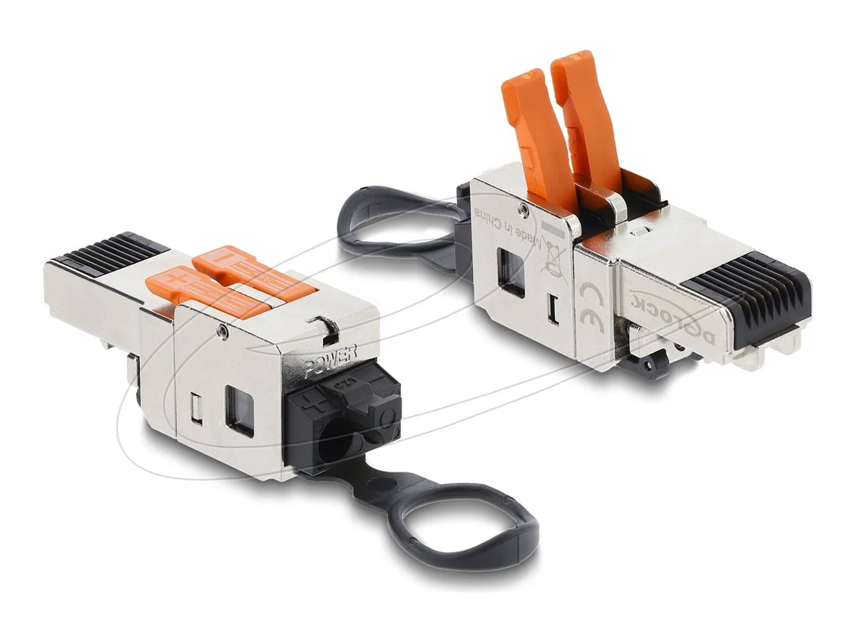 DELOCK RJ45 Stecker mit Klemmverschluss