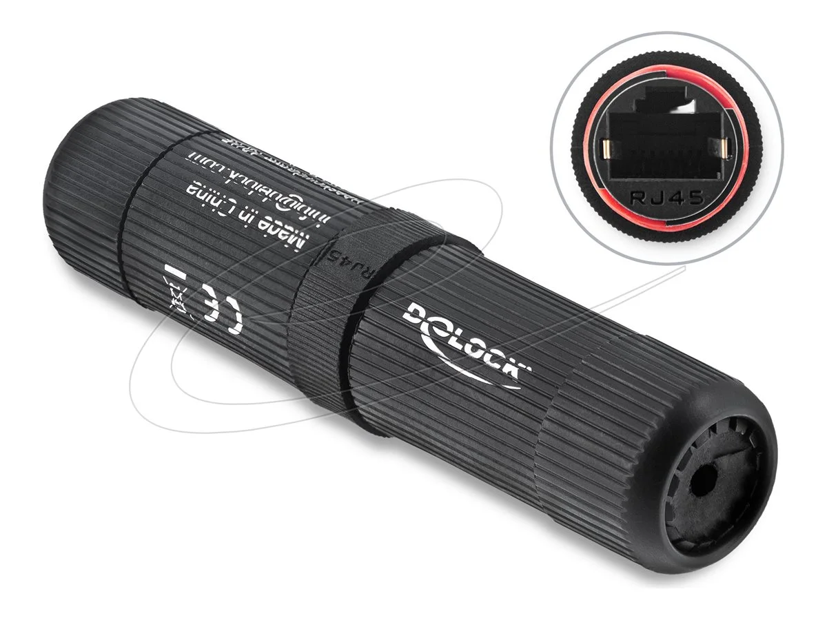 DELOCK Kabelverbinder RJ45 Cat.6mit M16