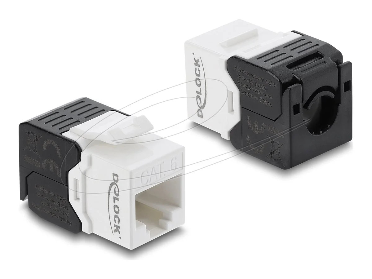 DELOCK Keystone Modul RJ45 Buchse zu LSA