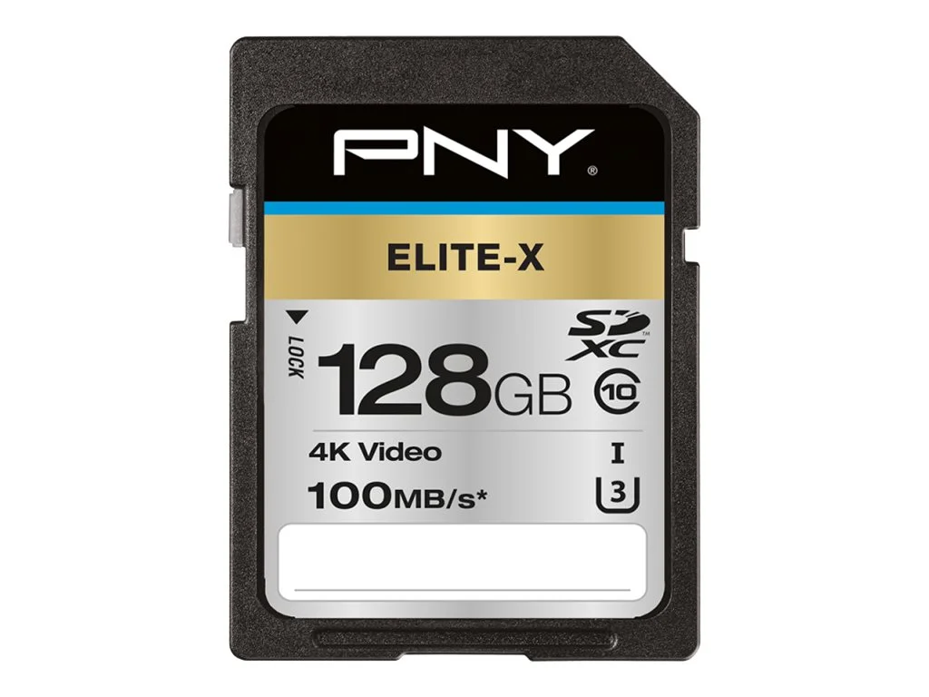 PNY Memory Card 128 GB SDHC SD ELITE X