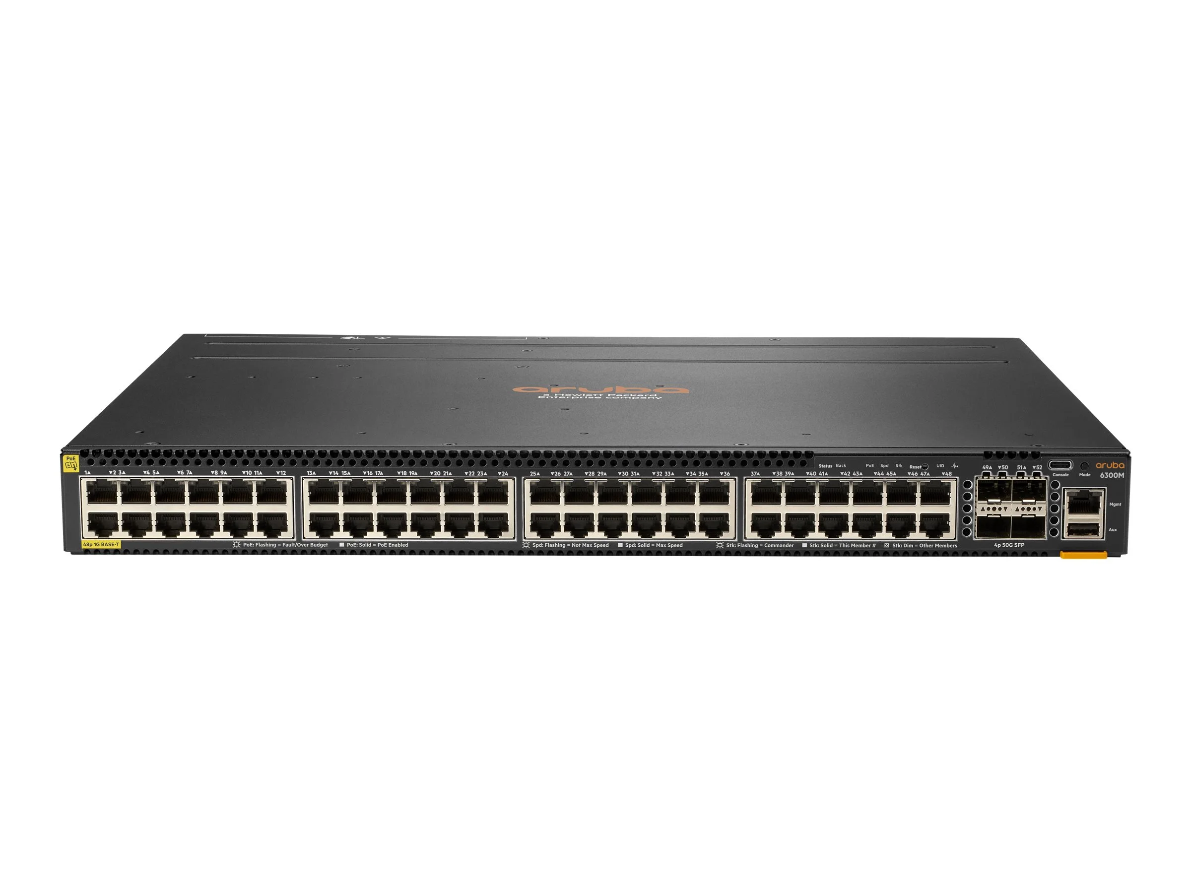 HPE Aruba 6300M 48G CL4 PoE 4SFP56 Swch