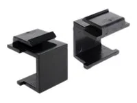 DELOCK Keystone Abdeckung schw. 4 Stück