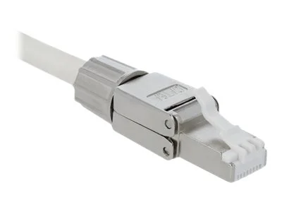 DELOCK RJ45 St. Cat.6A STP werkzeugfrei