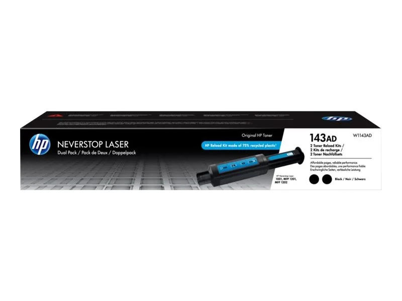HP 143AD Neverstop Toner Reload Kit 2-Pa