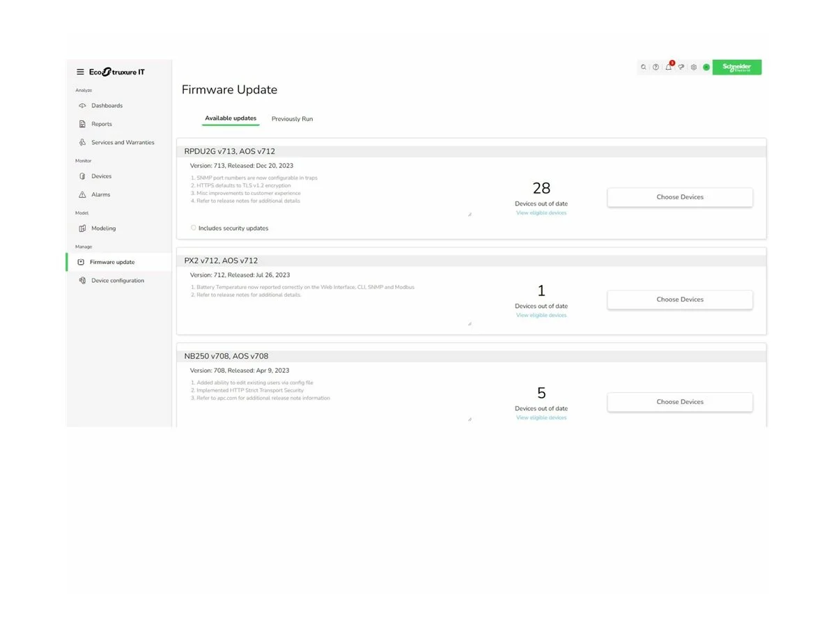 APC EcoStruxure IT Expert 200 nodes 1 Y