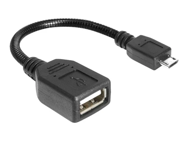 DELOCK Kabel USB micro-B flex>USB-A 18cm