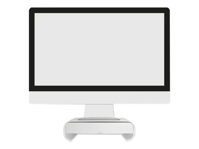 DELOCK Monitorständer mit Schublade weis