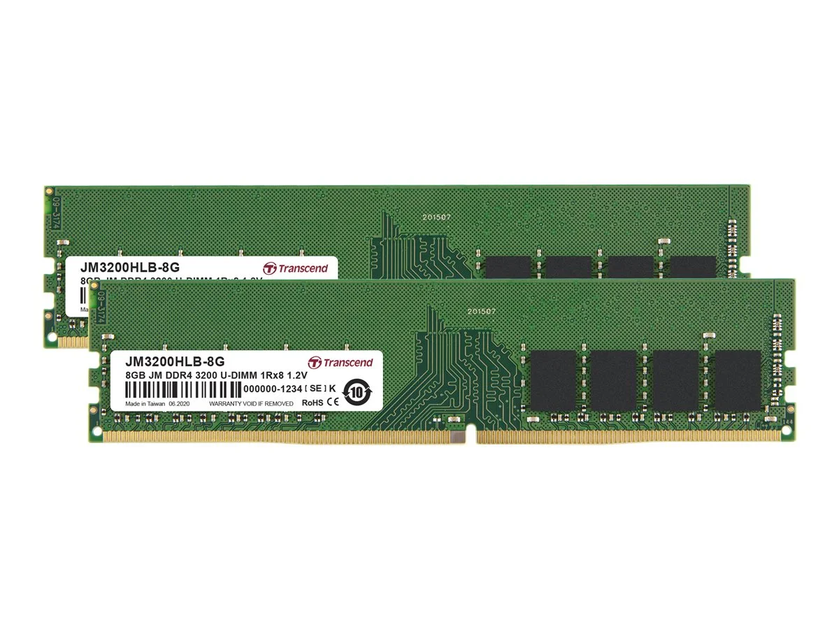 TRANSCEND 16GB KIT JM DDR4 3200Mhz U-DIM