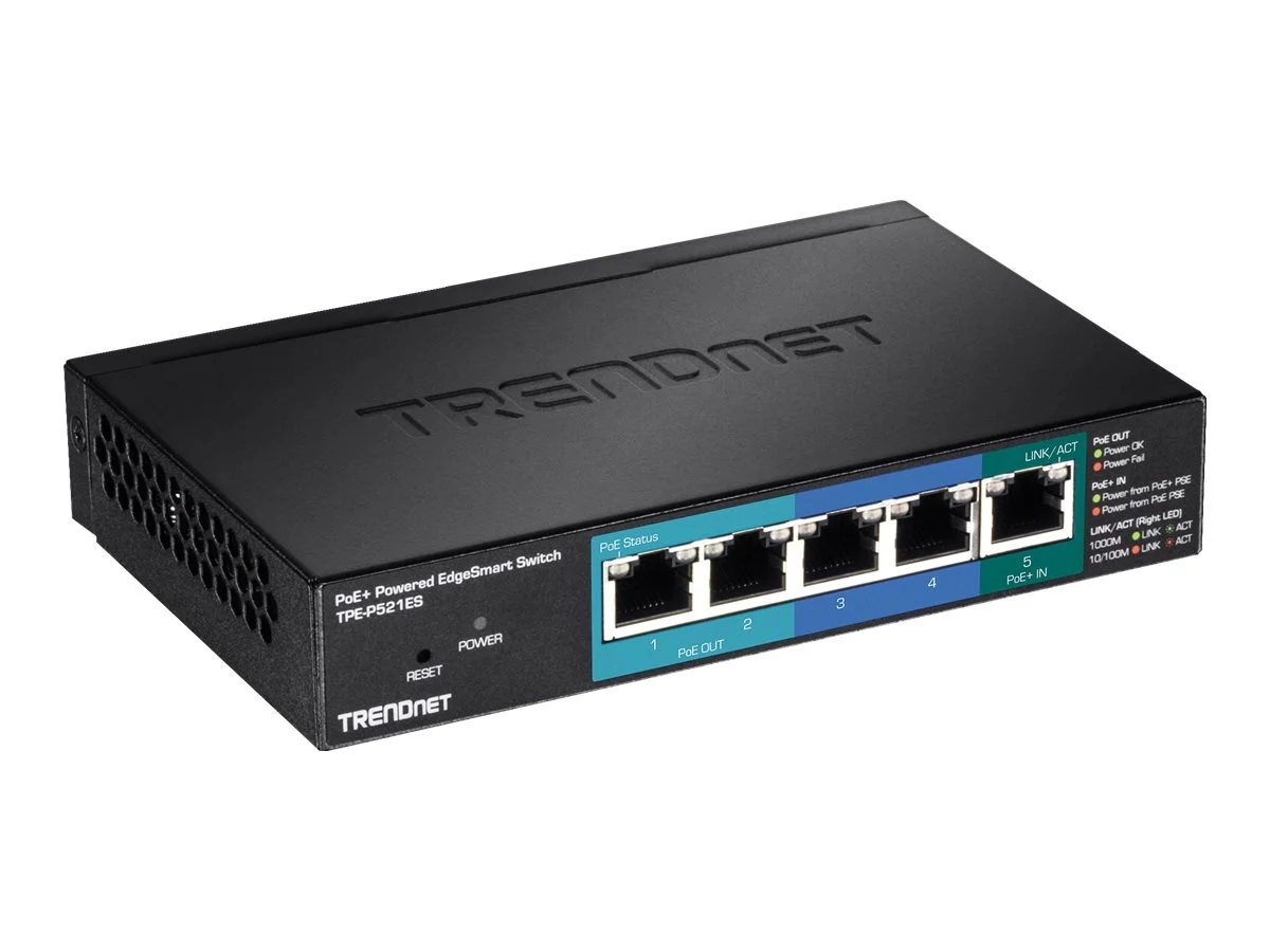 TRENDNET TPE-P521ES 5Port Gigabit Switch