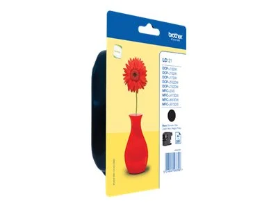 BROTHER LC121BK Tinte schwarz 300Seiten