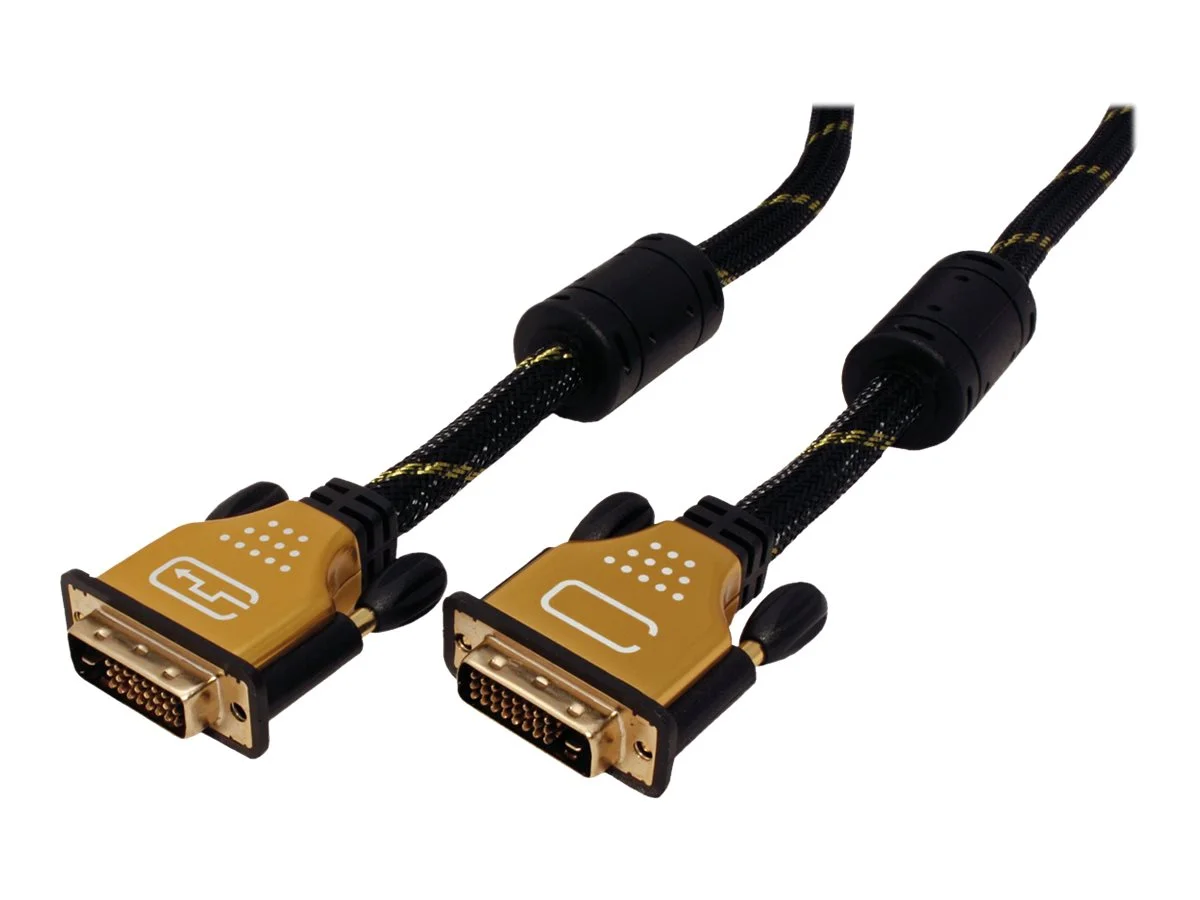 ROLINE GOLD Monitorkabel DVI ST-ST 1m